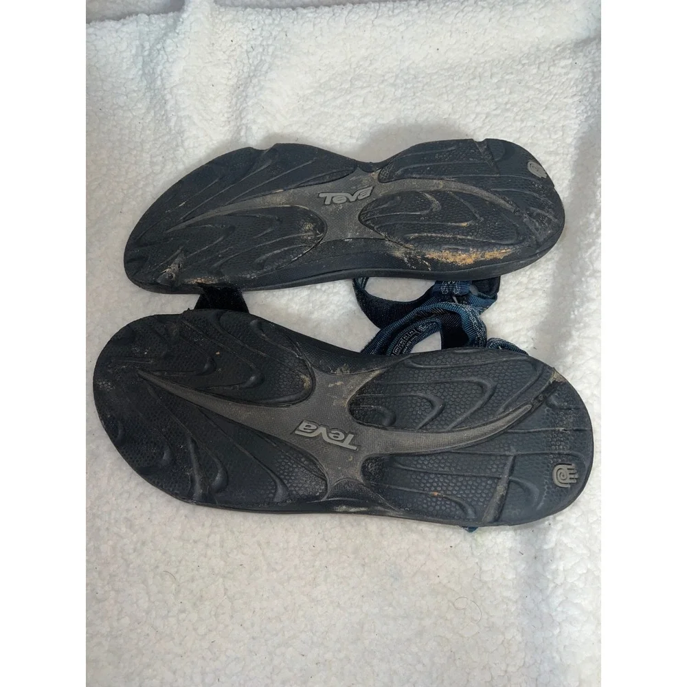 Teva Mens Hurricane XLT2 Sport Sandals Blue Gray Geometric 6502 Size 14